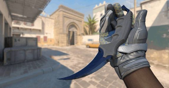 ★ Karambit | Blue Steel